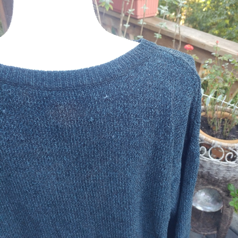 💕Ellen Tracy teal blue sweater - Picture 5 of 7